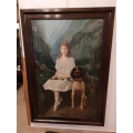 Obraz Dievča so psom
